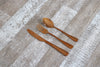 Classic 12 or 18 Piece Dessert Cutlery Shiny Rose Gold