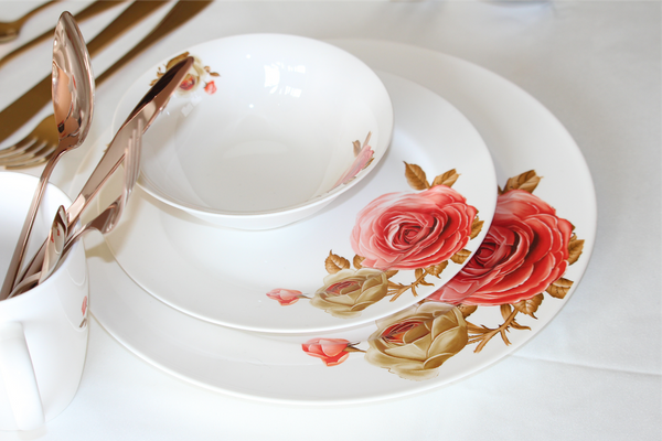 Rosa Dinner Set 16 pcs – qTableware
