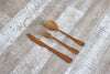 Classic 12 or 18 Piece Dessert Cutlery Matte Rose Gold