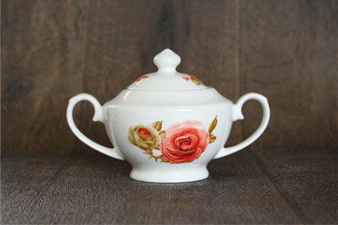 Rosa Sugar Pot