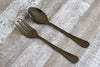 Classic 2 Piece Salad/Serving Set Shiny Black