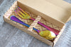 Classic 2 Piece Salad/Serving Set Rainbow