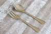 Classic 2 Piece Salad/Serving Set Matte Silver
