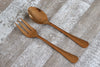Classic 2 Piece Salad/Serving Set Shiny Rose Gold