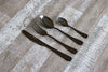 Classic 16 or 24 Piece Table Cutlery Shiny Black