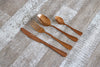 Classic 16 or 24 Piece Table Cutlery Shiny Rose Gold