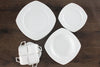 White Square Dinner Set 20 pcs