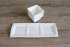 Square Saucer Set with Tray